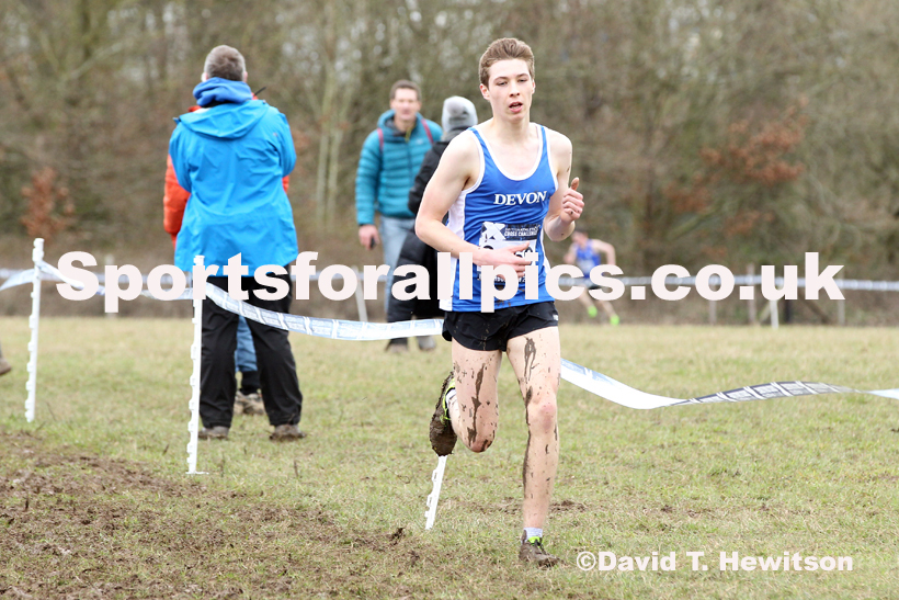 Mens under-17s, 2020 British Athletics Inter Counties Cross Country Champs., Prestwold Hall, Loughborough. Photo: David T. Hewitson/Sports for All Pics